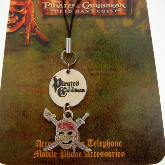 DISNEY Pirates of the Caribbean Cell Phone Fob - Picture 3 of 3